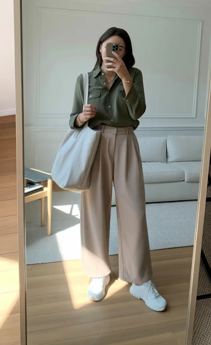modern spring outfits 2026 trends Utility Chic With Spring Softness