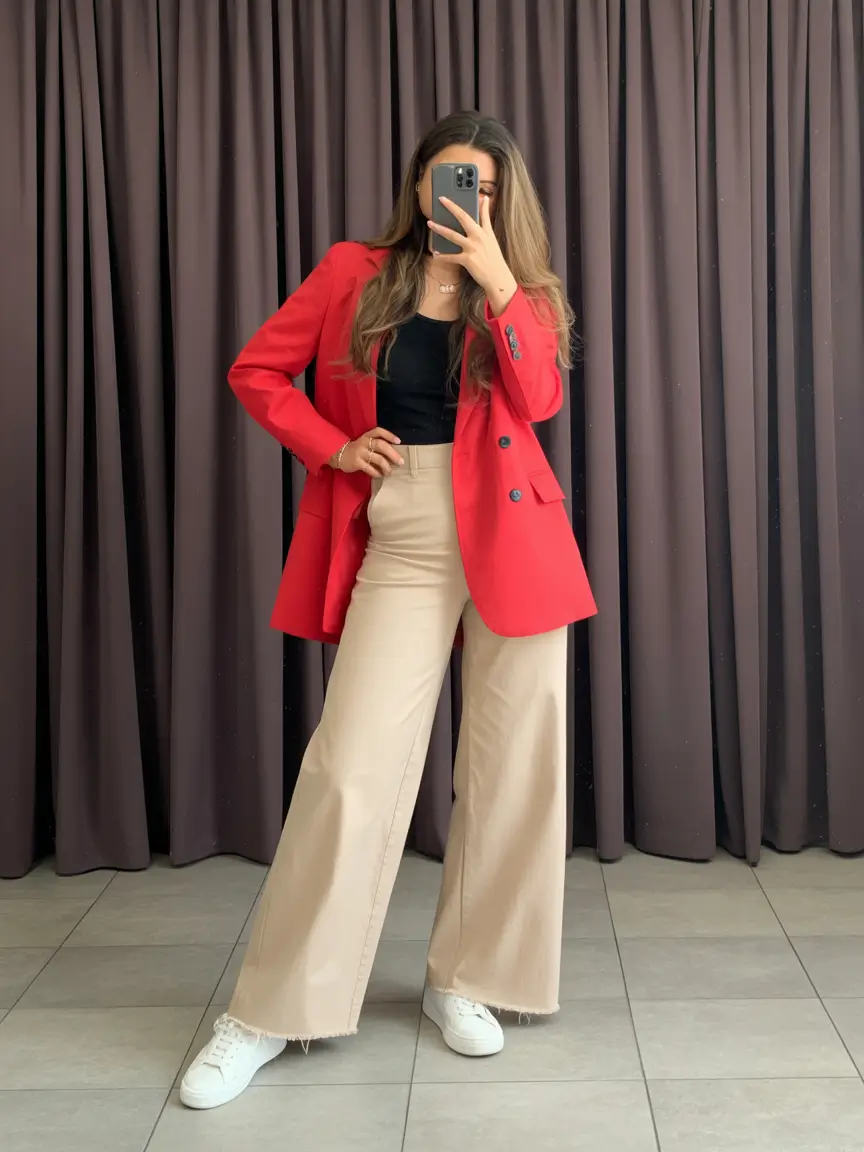 modern spring workwear 2026 Bold tailoring with confident spring energy