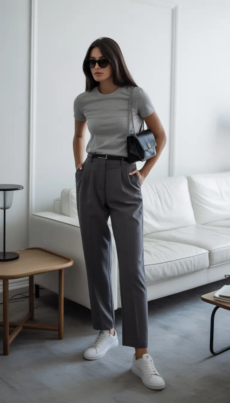 modern spring workwear 2026 Monochrome minimalism with a spring twist