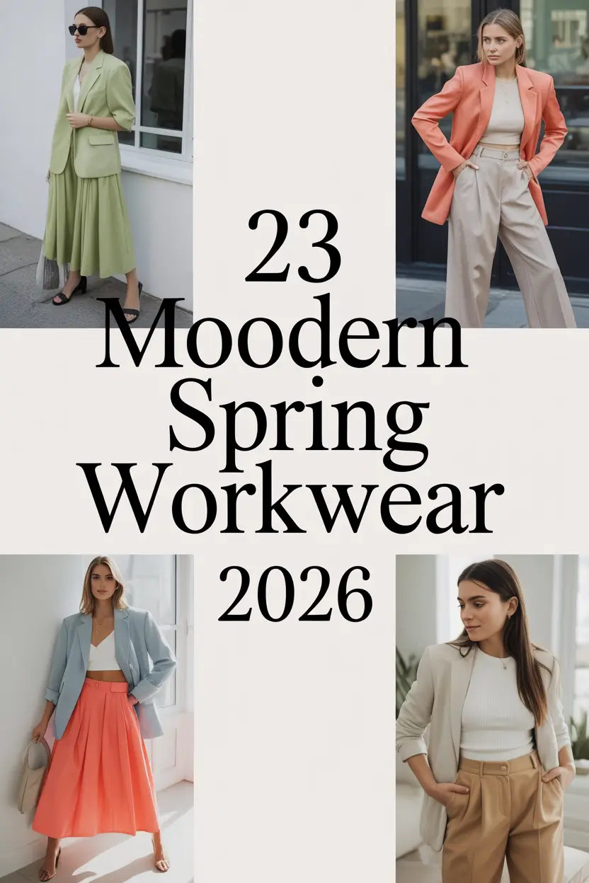 Modern Spring Workwear 2026: Light & Bright Ideas for Fresh Business Casual Outfits
