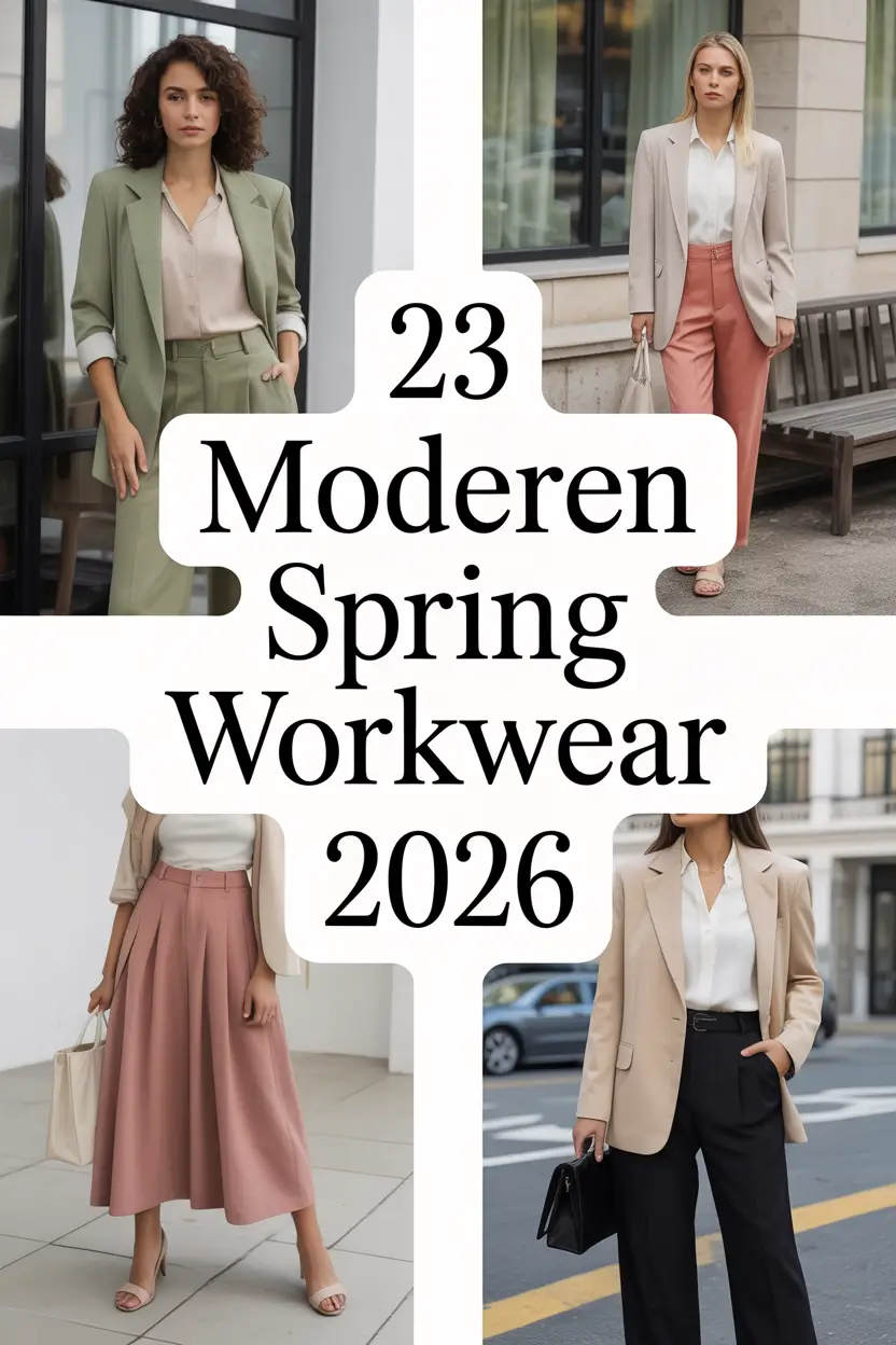 Modern Spring Workwear 2026: Light & Bright Ideas for Fresh Business Casual Outfits