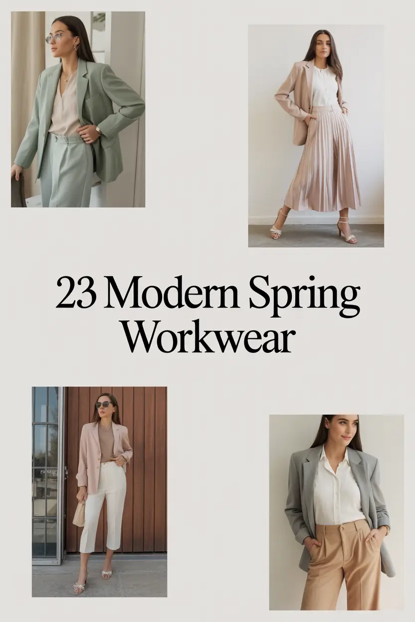 Modern Spring Workwear 2026: Light & Bright Ideas for Fresh Business Casual Outfits