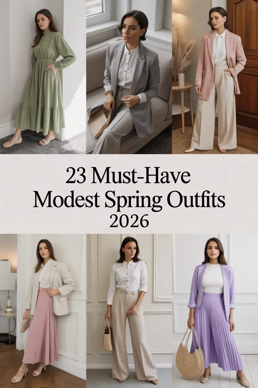 Must-Have Modest Spring Outfits 2026: Fresh, Classy & Cute Ideas for Every Woman