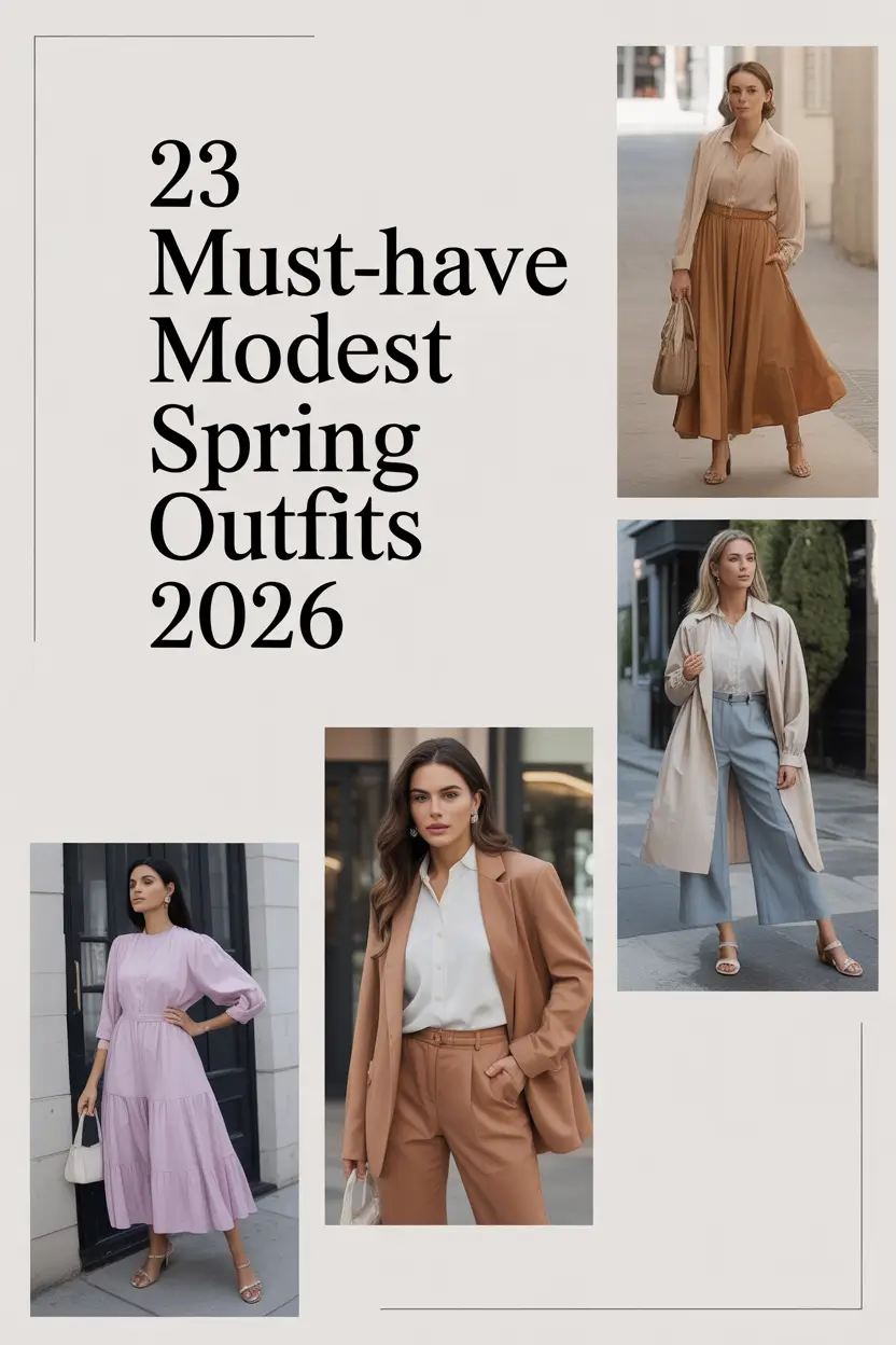 Must-Have Modest Spring Outfits 2026: Fresh, Classy & Cute Ideas for Every Woman