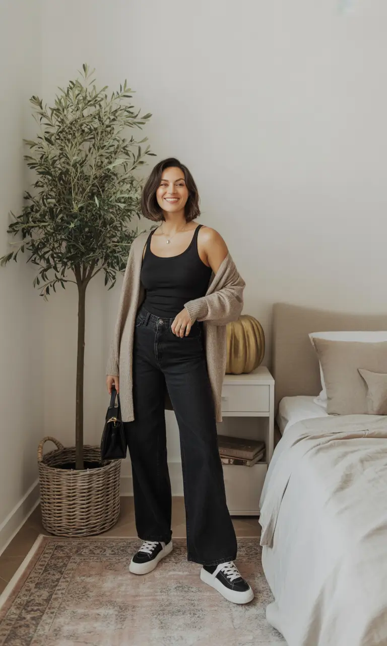 natural spring wardrobe inspiration 2026 Soft Neutrals With Casual Ease