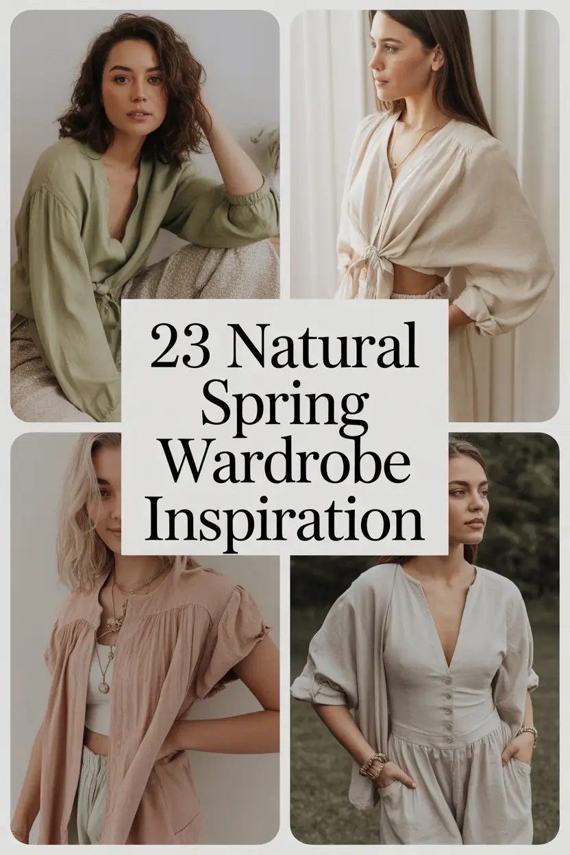 Natural Spring Wardrobe Inspiration 2026: Soft Aesthetic Ideas for a Light, Minimalist Capsule
