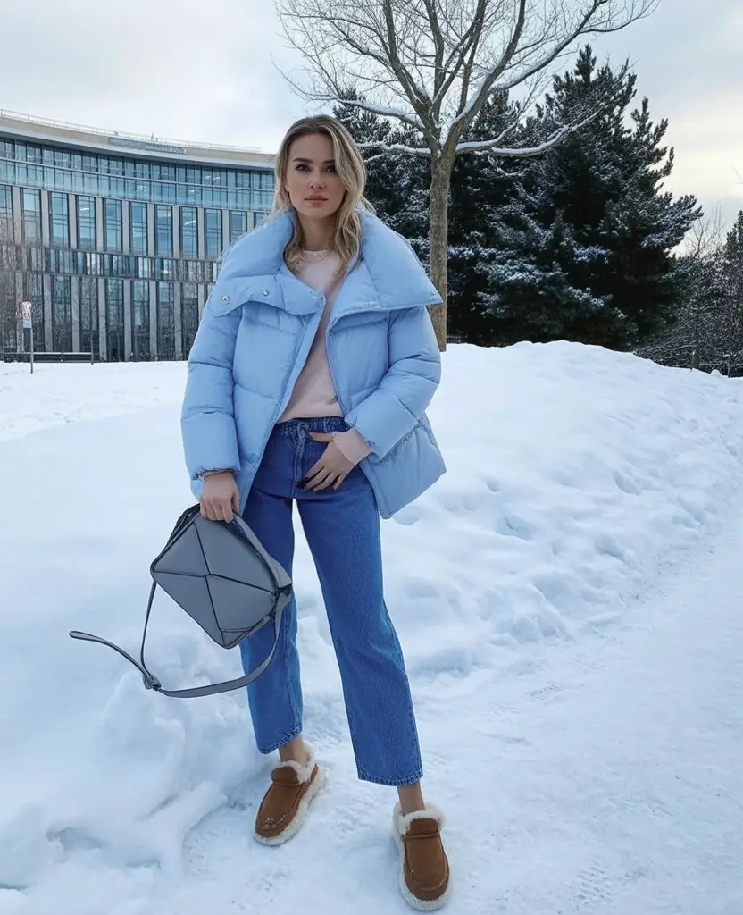 february-outfits-ideas Soft Winter Blue Energy