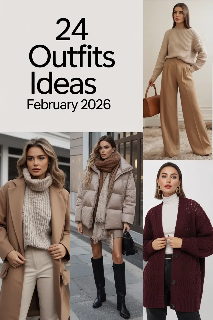 Outfits Ideas February 2026 – Stylish Winter Looks to Inspire Your February Wardrobe