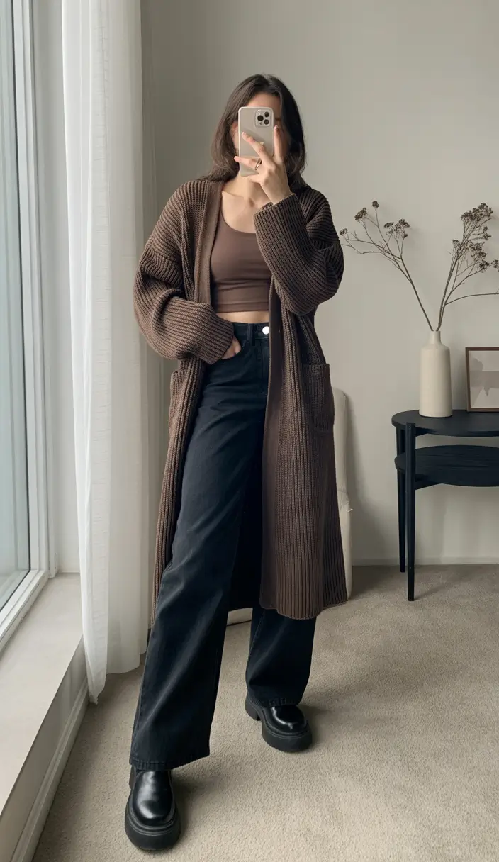 Simple Every Day Spring Outfits 2026 Warm monochrome layers that make spring mornings softer