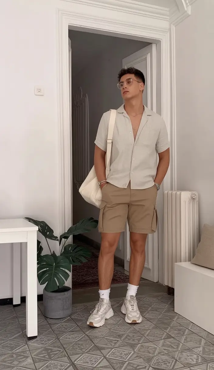 smart spring outfits for men 2026 Light Linen Ease With Warm Neutrals