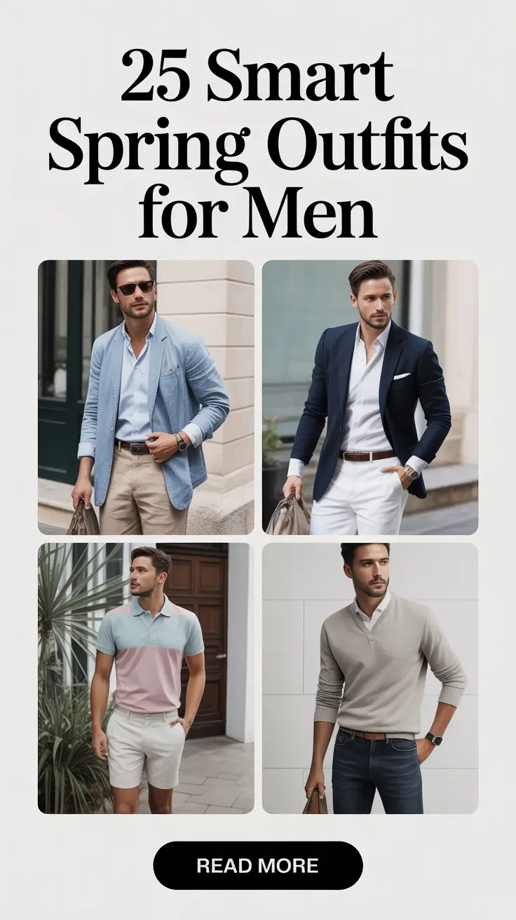 Smart Spring Outfits for Men 2026: Fresh, Classy & Modern Style Ideas for the New Season