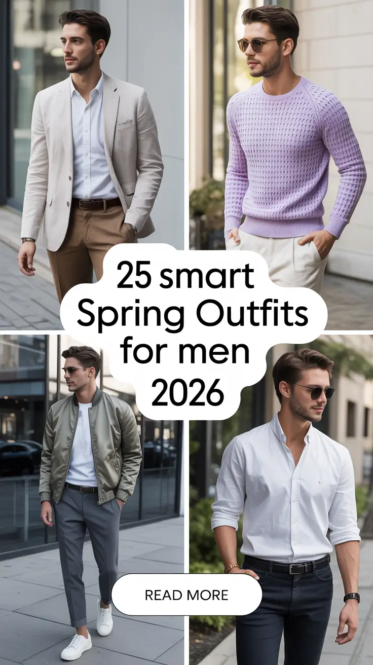 Smart Spring Outfits for Men 2026: Fresh, Classy & Modern Style Ideas for the New Season