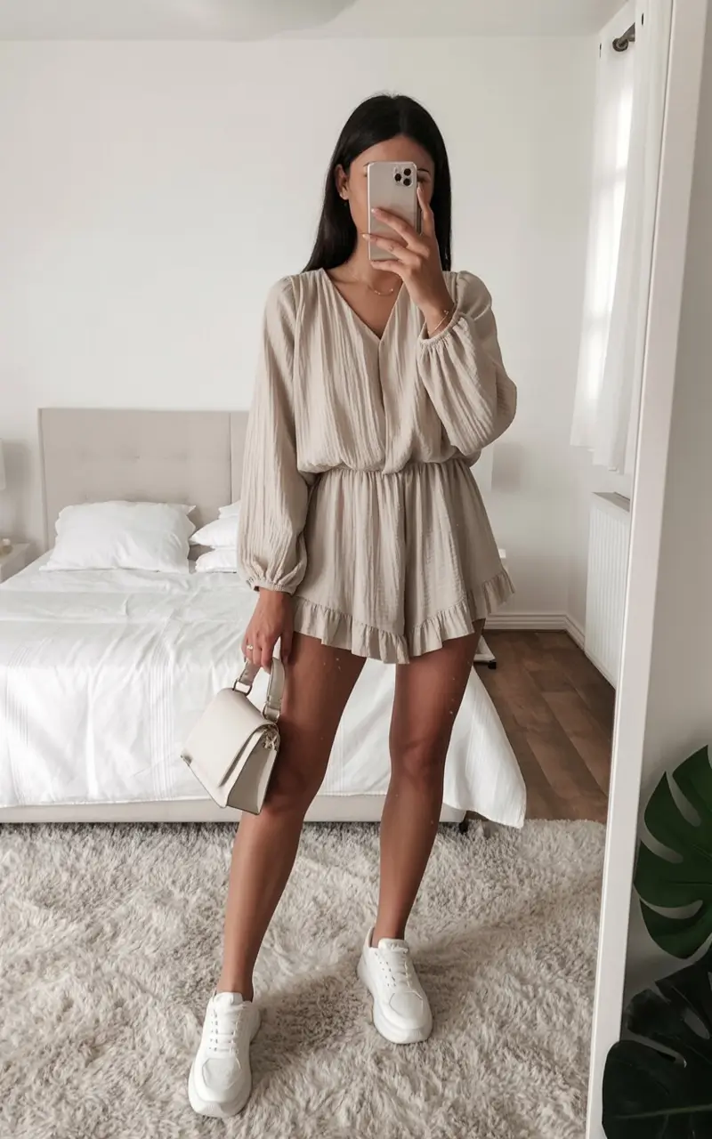 stunning spring break outfit 2026 Soft Neutrals With A Relaxed Casual Romance