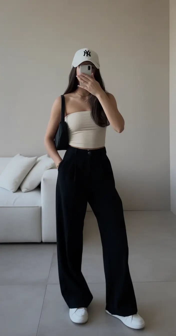 stunning spring break outfit 2026 Sporty Minimalism With City Edge