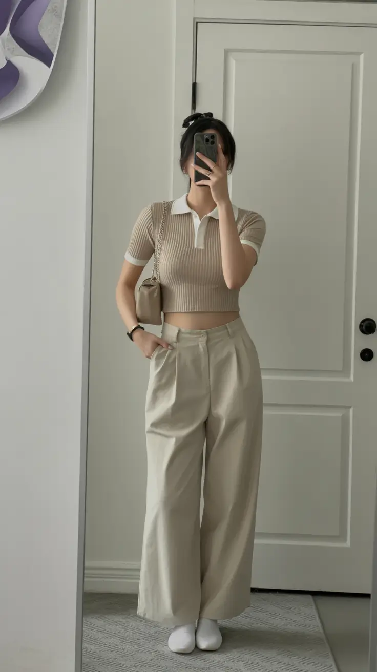 stunning spring break outfit 2026 Soft Neutrals With A Preppy Spring Twist