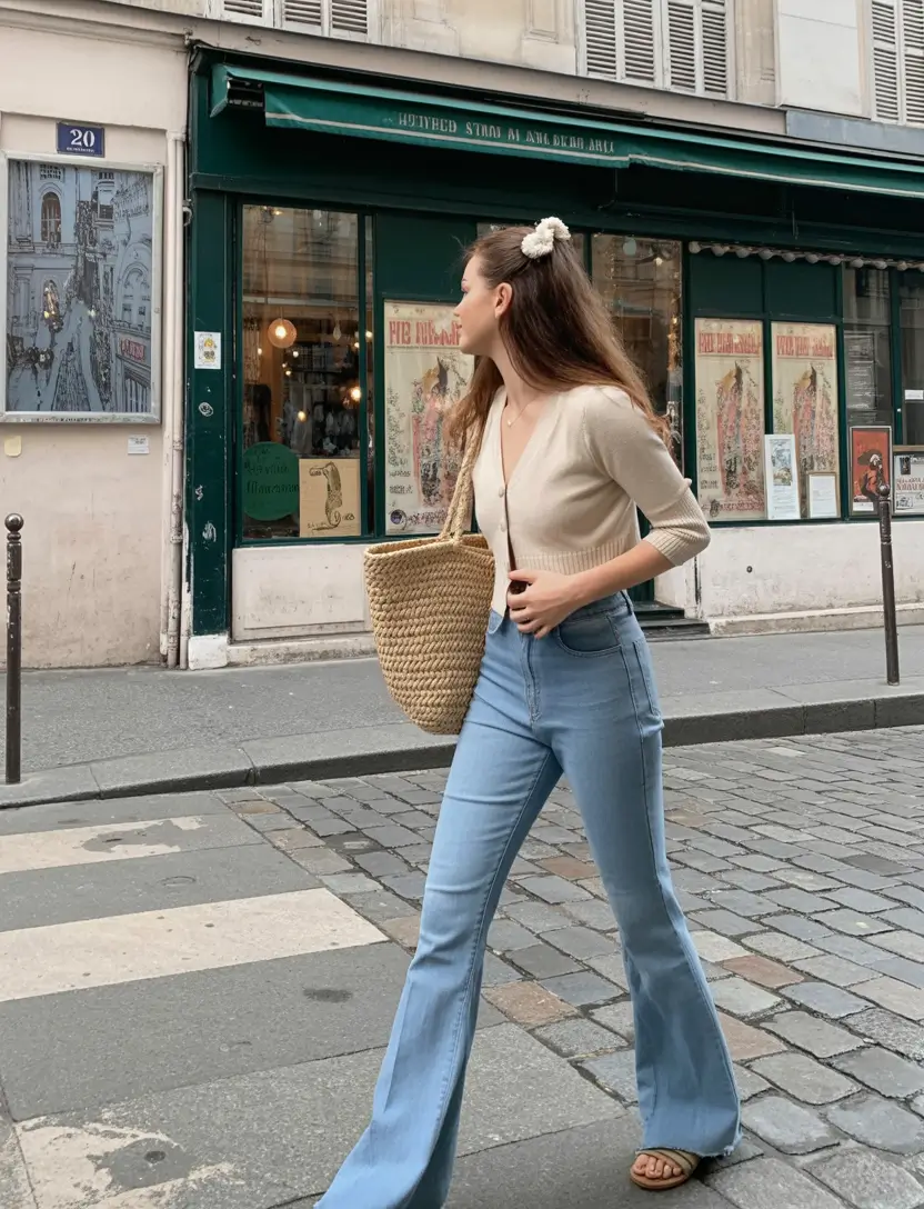 stylish spring outfits for sunday 2026 Soft Parisian Inspired Look for a Gentle Spring Sunday
