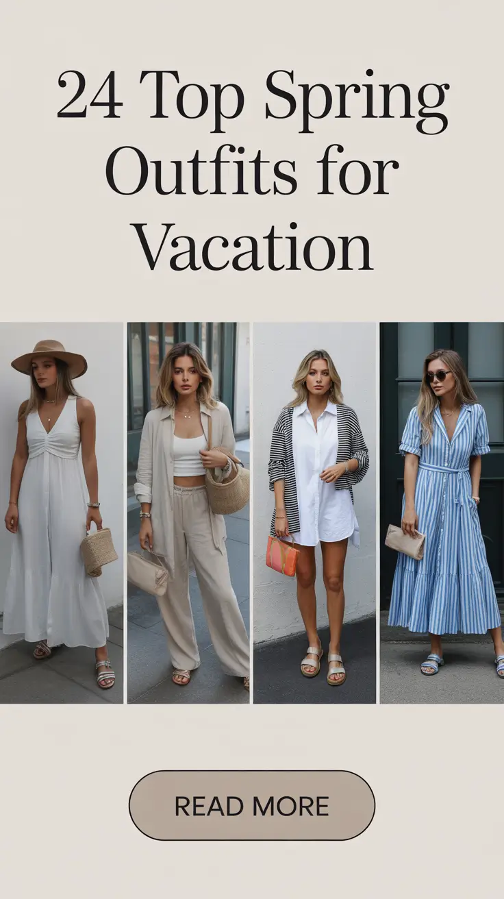 Top Spring Outfits for Vacation 2026: Fresh, Cute & Classy Inspo for Women