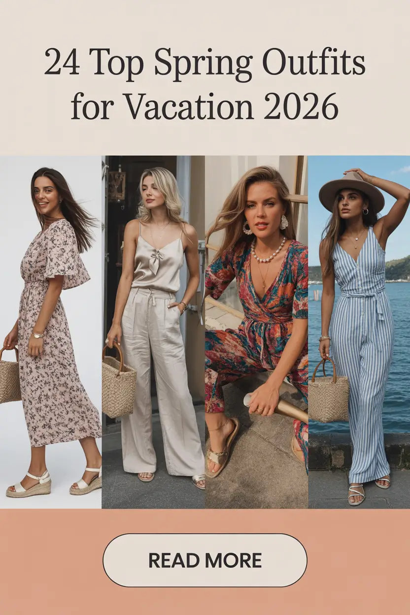 Top Spring Outfits for Vacation 2026: Fresh, Cute & Classy Inspo for Women