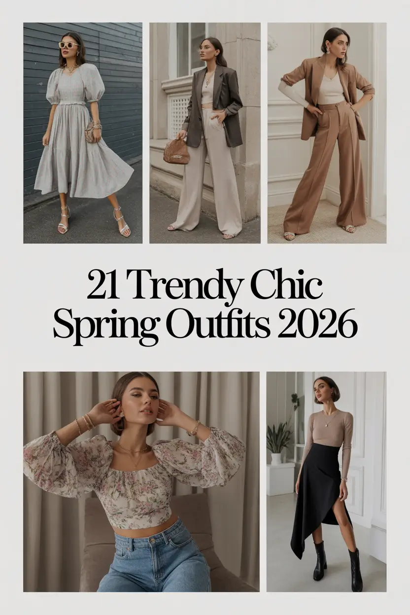 Trendy Chic Spring Outfits 2026: Fresh, Classy & Effortlessly Stylish Looks