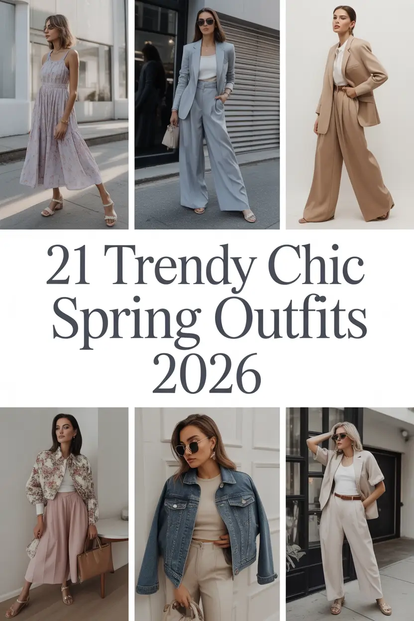 Trendy Chic Spring Outfits 2026: Fresh, Classy & Effortlessly Stylish Looks