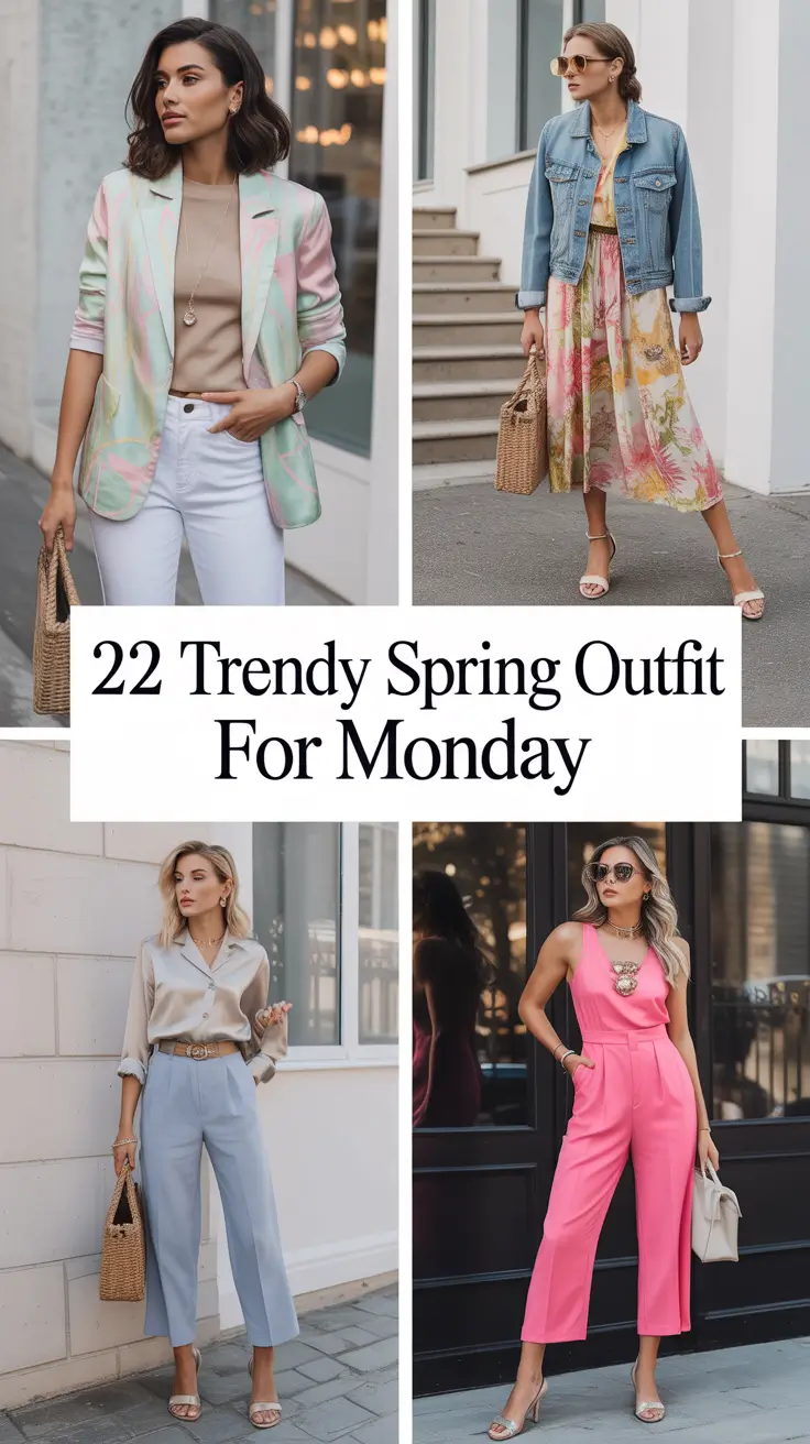 Trendy Spring Outfit for Monday 2026: Fresh Spring Outfit Ideas for Every Woman
