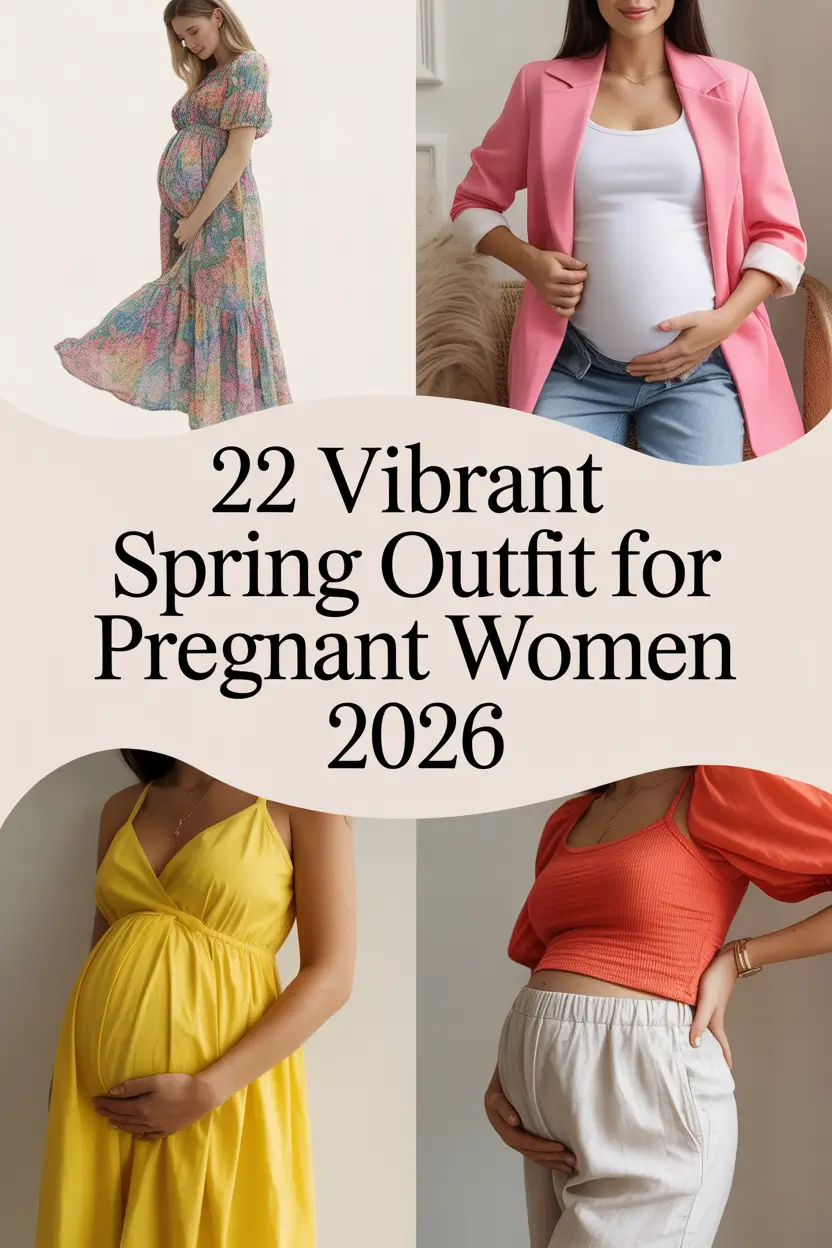 Vibrant Spring Outfit for Pregnant Women 2026: Cute, Casual & Elegant Pregnancy Style