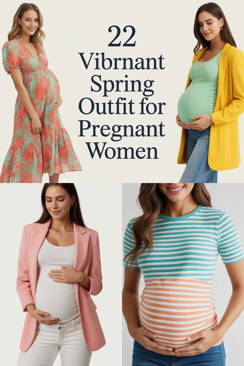 Vibrant Spring Outfit for Pregnant Women 2026: Cute, Casual & Elegant Pregnancy Style