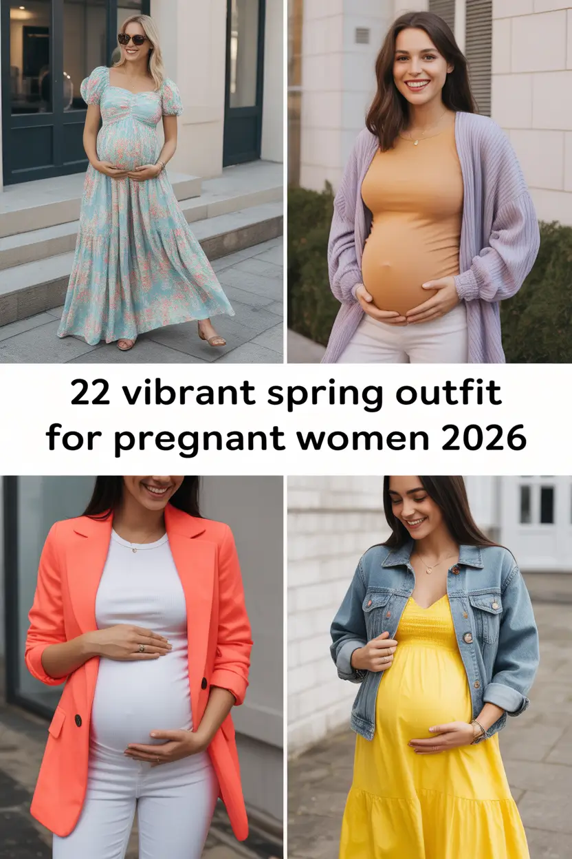 Vibrant Spring Outfit for Pregnant Women 2026: Cute, Casual & Elegant Pregnancy Style