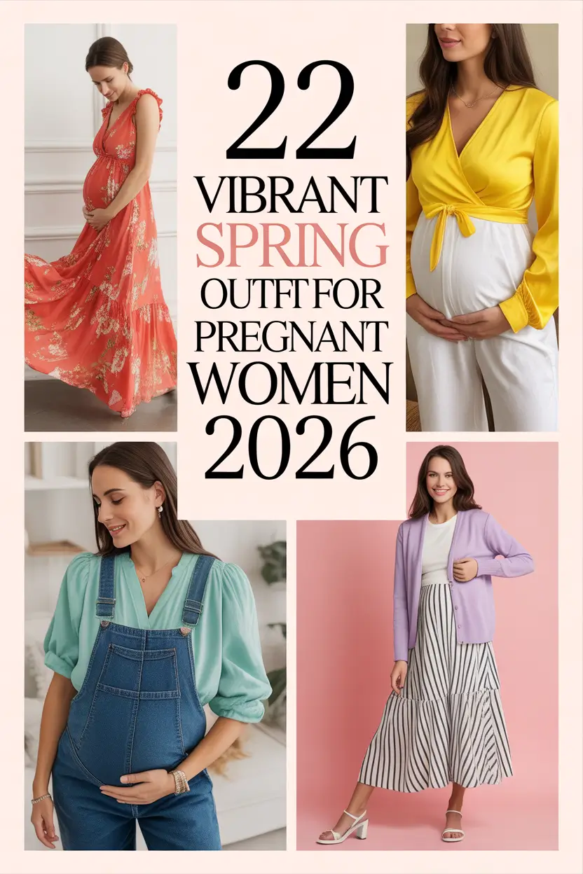 Vibrant Spring Outfit for Pregnant Women 2026: Cute, Casual & Elegant Pregnancy Style