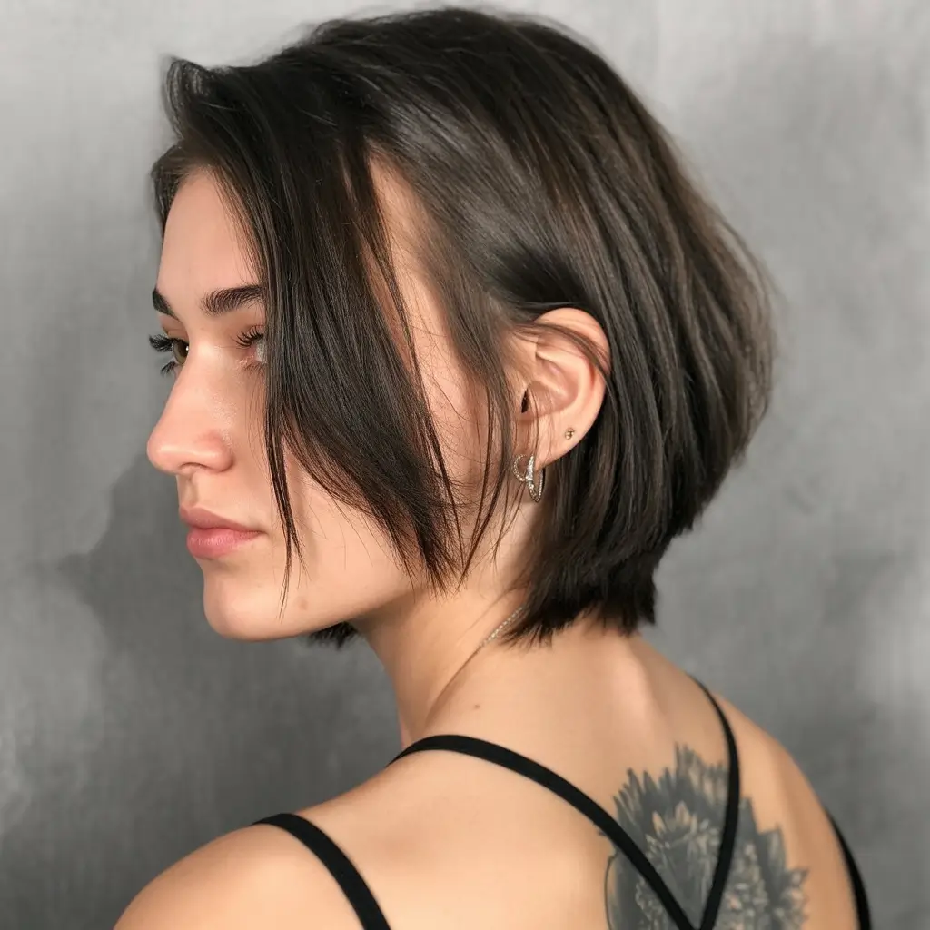 amazing spring short hairstyles 2026 Edgy Layered Bob With Wispy Face Framing