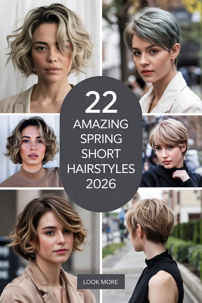 Amazing Spring Short Hairstyles 2026: Cute, Natural & Twist Ideas for Every Woman