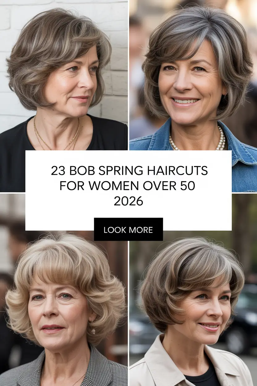 Bob Spring Haircuts for Women Over 50 2026: Fresh Layered Ideas That Instantly Lift Your Look