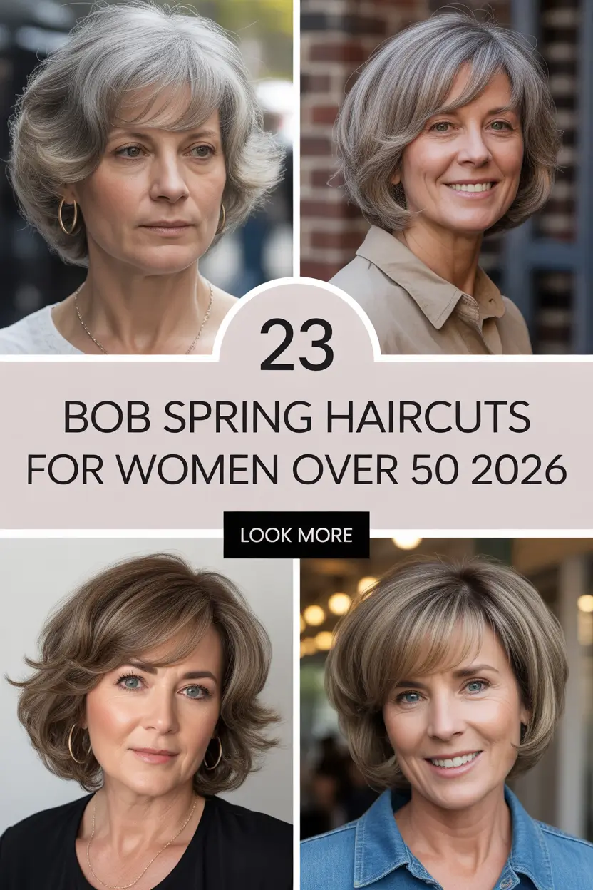 Bob Spring Haircuts for Women Over 50 2026: Fresh Layered Ideas That Instantly Lift Your Look