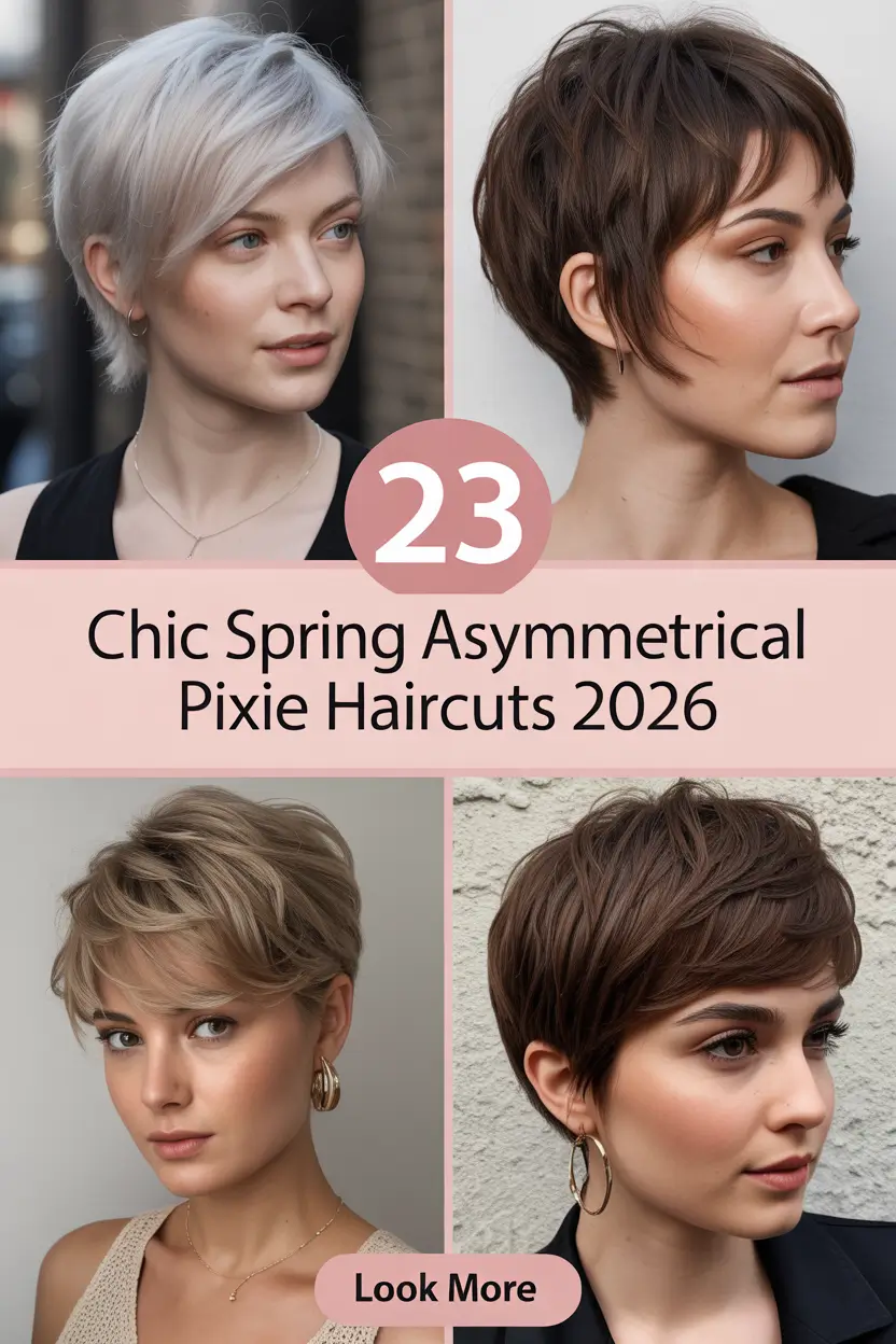 Chic Spring Asymmetrical Pixie Haircuts 2026: The Bold Short Styles Everyone Will Save