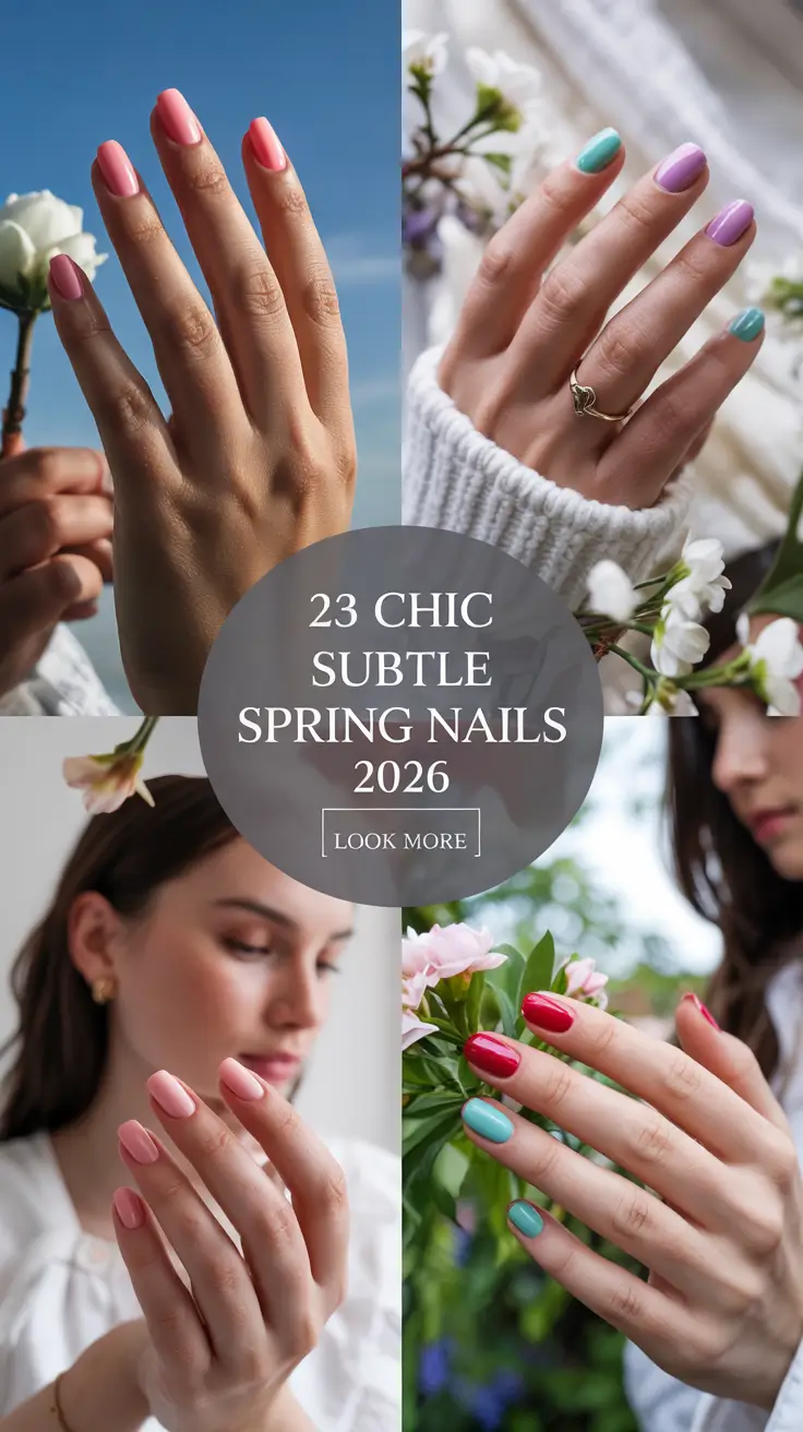 Chic Subtle Spring Nails 2026: Elegant Minimal Designs You’ll Want to Save