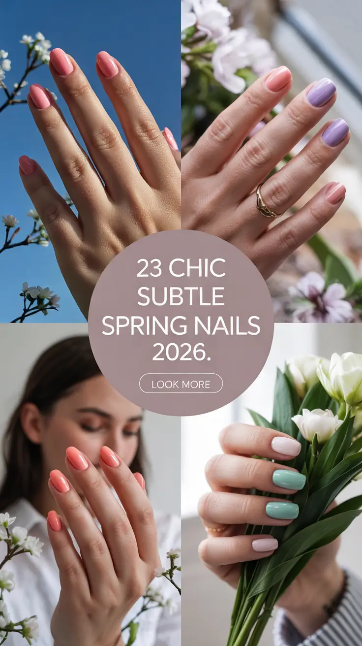 Chic Subtle Spring Nails 2026: Elegant Minimal Designs You’ll Want to Save