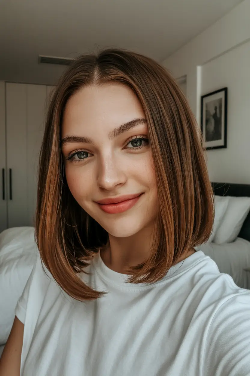 dreamy spring bob haircut 2026 Soft Glassy Classic Bob With Natural Spring Movement