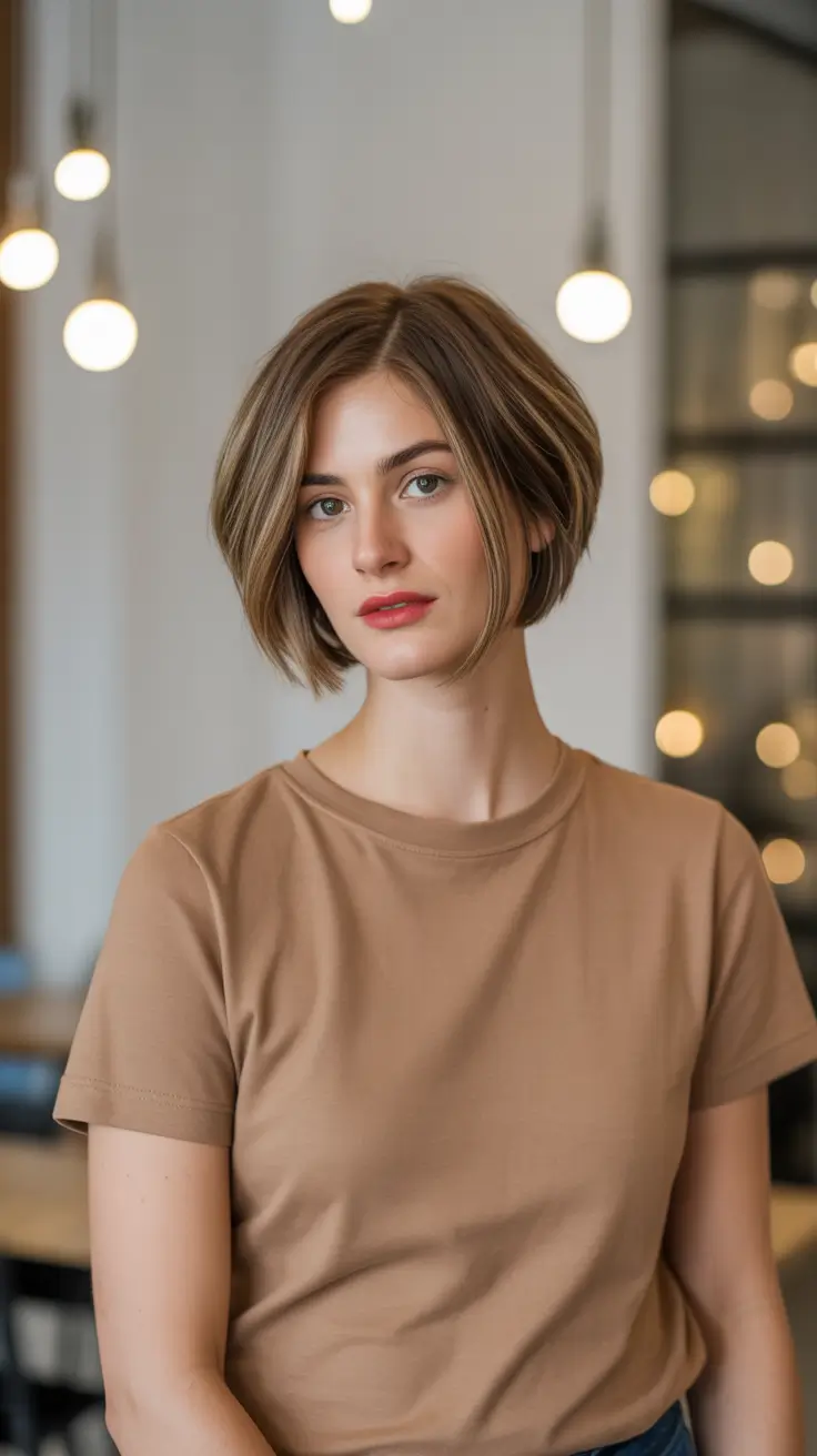 dreamy spring bob haircut 2026 Chic Short Spring Bob With Soft Side Sweep
