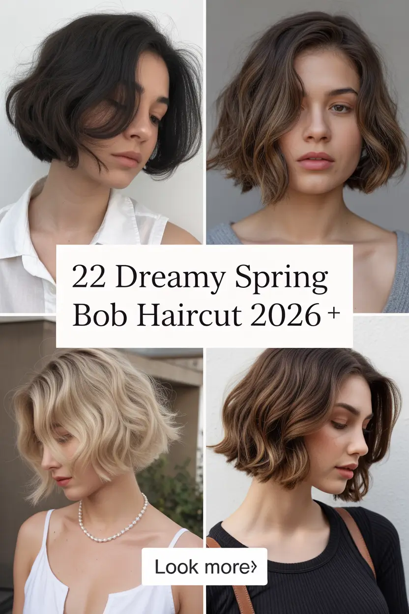 Dreamy Spring Bob Haircut 2026: Fresh Bob Haircut Hairstyles You’ll Want to Try