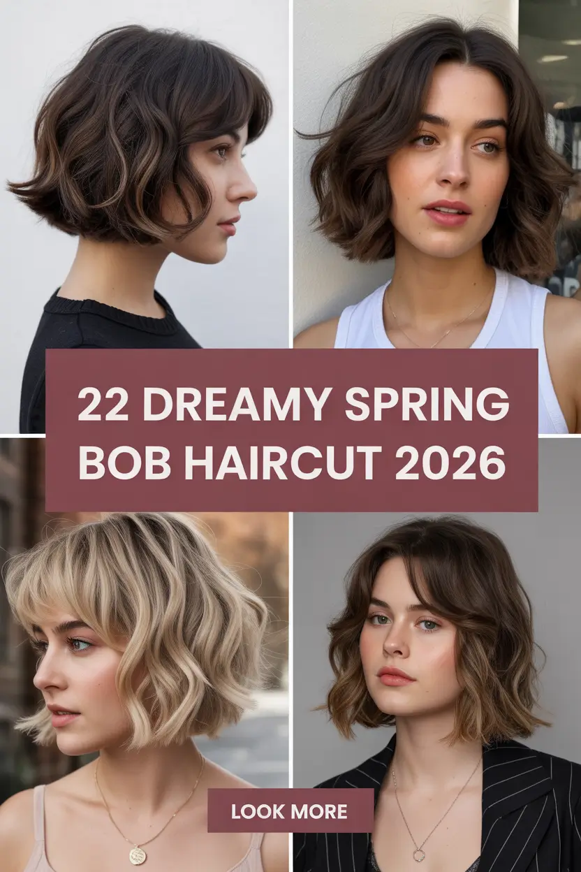 Dreamy Spring Bob Haircut 2026: Fresh Bob Haircut Hairstyles You’ll Want to Try