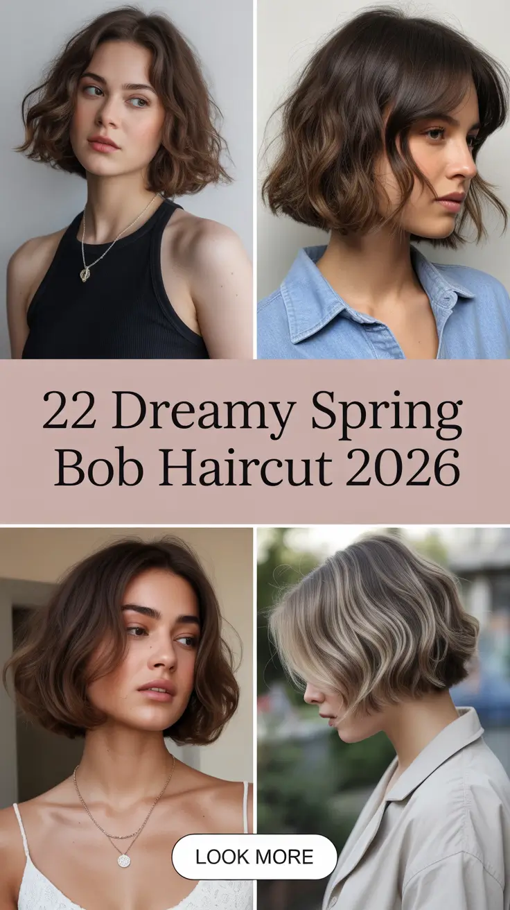 Dreamy Spring Bob Haircut 2026: Fresh Bob Haircut Hairstyles You’ll Want to Try