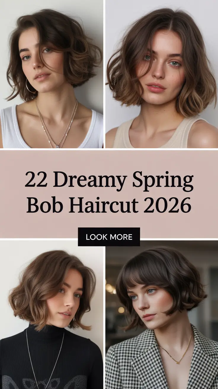 Dreamy Spring Bob Haircut 2026: Fresh Bob Haircut Hairstyles You’ll Want to Try