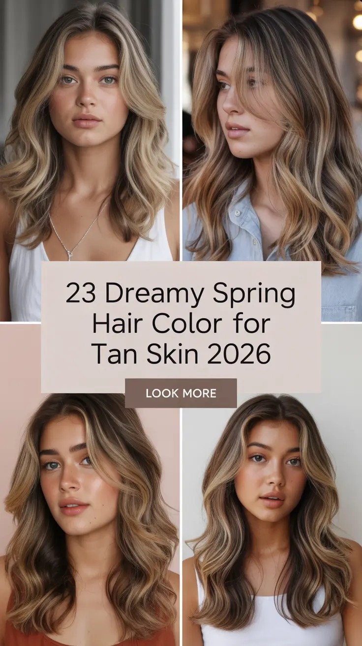 Dreamy Spring Hair Color for Tan Skin 2026: Soft, Trendy & Bright Ideas for the New Season