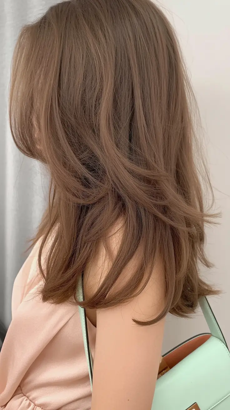dreamy spring mid length haircut 2026 Feathered Layers With Natural Flow