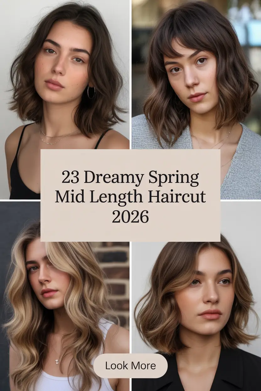 Dreamy Spring Mid Length Haircut 2026: The Soft, Effortless Trend Everyone Will Be Saving