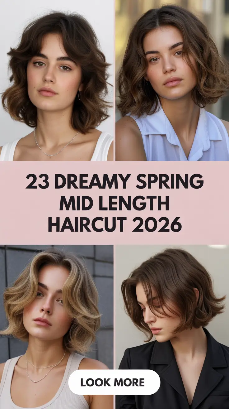 Dreamy Spring Mid Length Haircut 2026: The Soft, Effortless Trend Everyone Will Be Saving