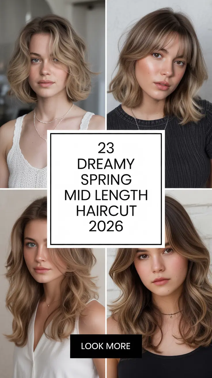 Dreamy Spring Mid Length Haircut 2026: The Soft, Effortless Trend Everyone Will Be Saving