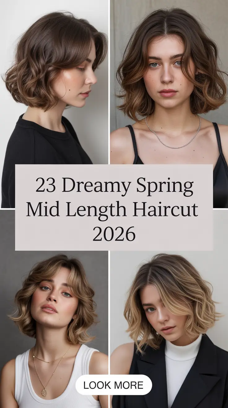 Dreamy Spring Mid Length Haircut 2026: The Soft, Effortless Trend Everyone Will Be Saving
