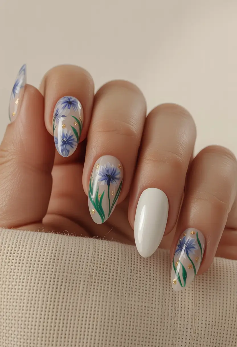 dreamy spring nails 2026 Cornflower Spring Winds