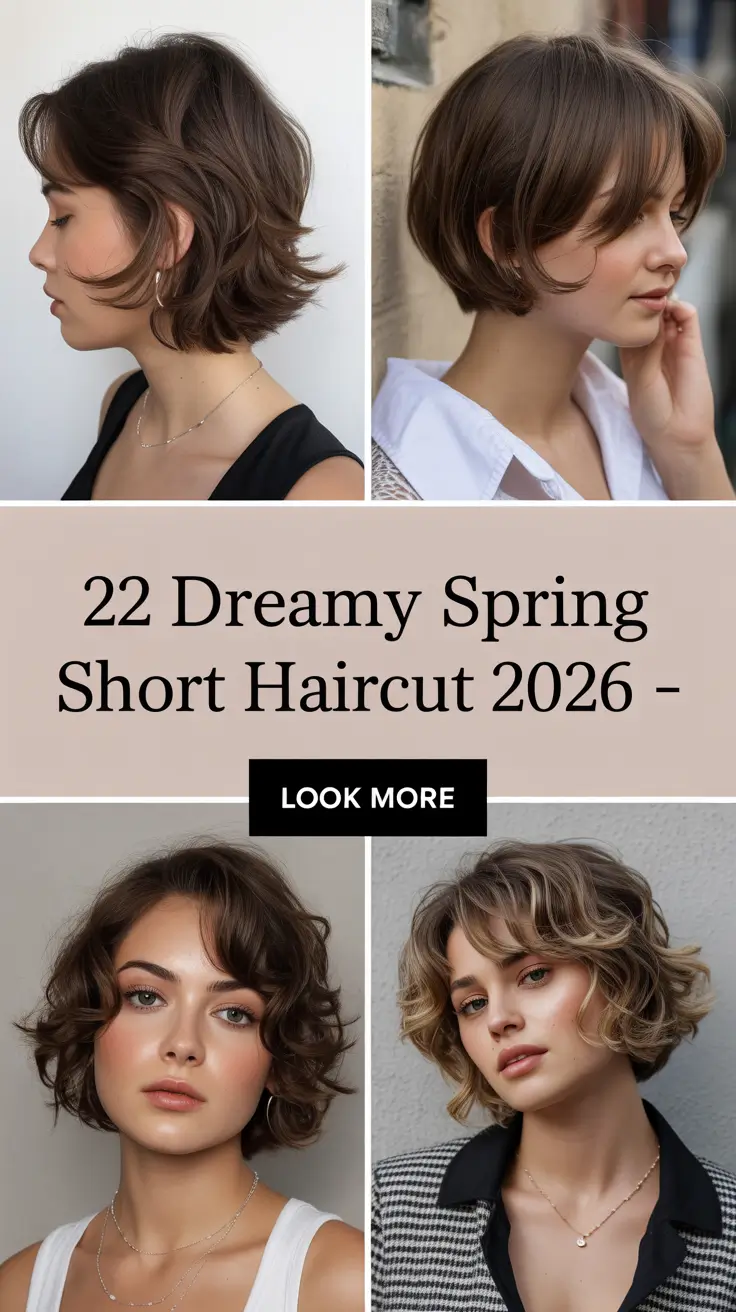 Dreamy Spring Short Haircut 2026: Fresh, Feminine & Effortless Ideas for the New Season